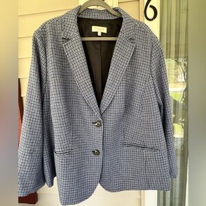 Talbots Aberdeen Houndstooth Wool Women’s Blazer